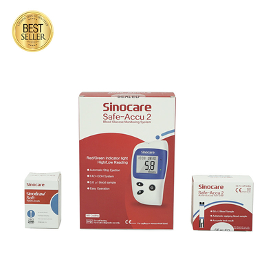 Volwassen Zeer belangrijke Kindbloedglucosemeter Één stelt Autocodeiso15197 50pcs Stroken in werking
