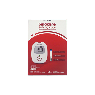 de Stem van het Bloedsugar test kit electric with van 0.6μL Autocode Draagbare Rapportering