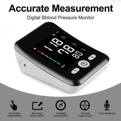 Huis Medische Sphygmomanometer met Slimme Vertonings Gelijktijdige Opsporing van Harttarief