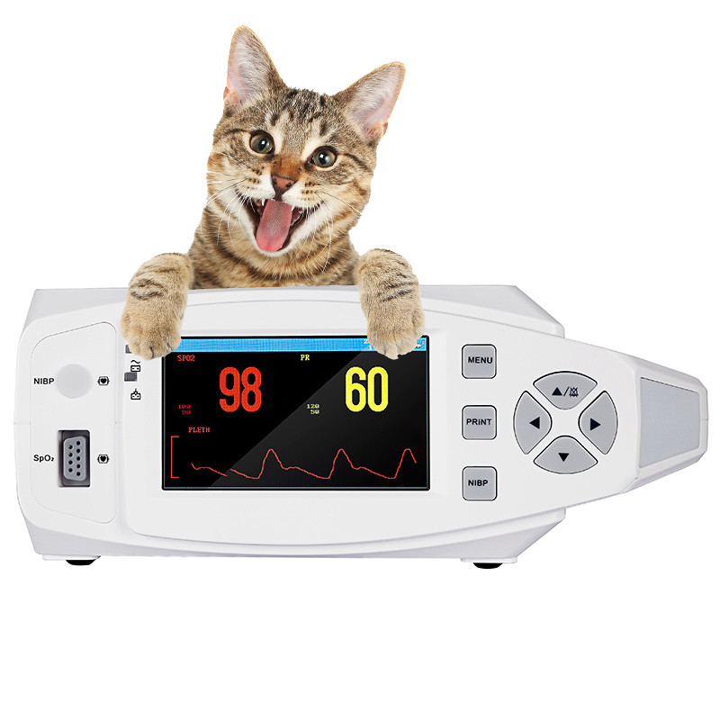 Digitaal Veterinair Vital Signs Monitor Scherm van TFT van de 4,3 Duim het Echte Kleur
