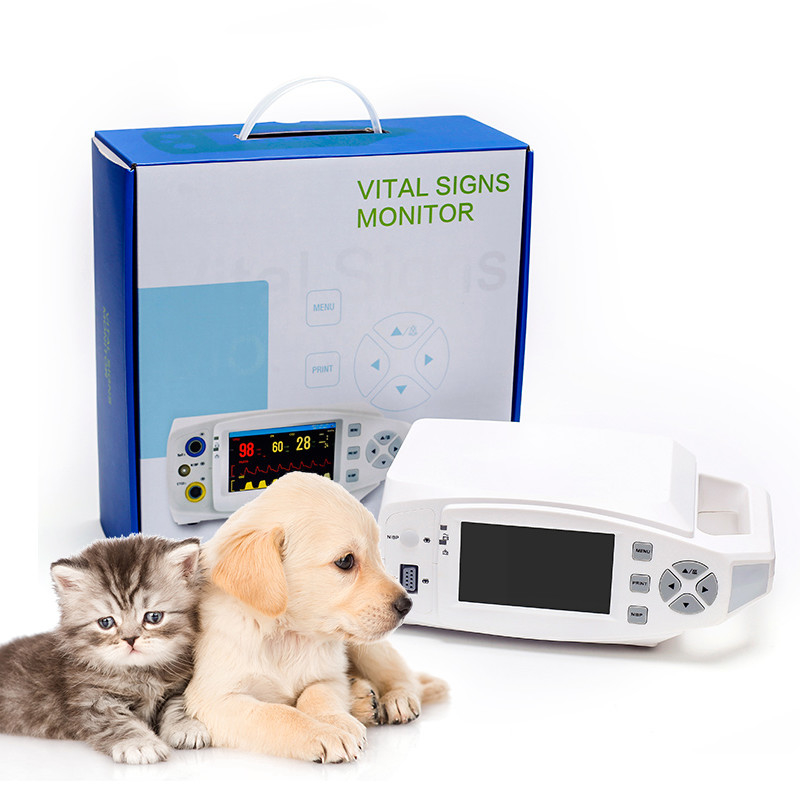 OEM Draagbare Dierlijke Veterinaire Vital Signs Monitor Blood Pressure Monitor NIBP