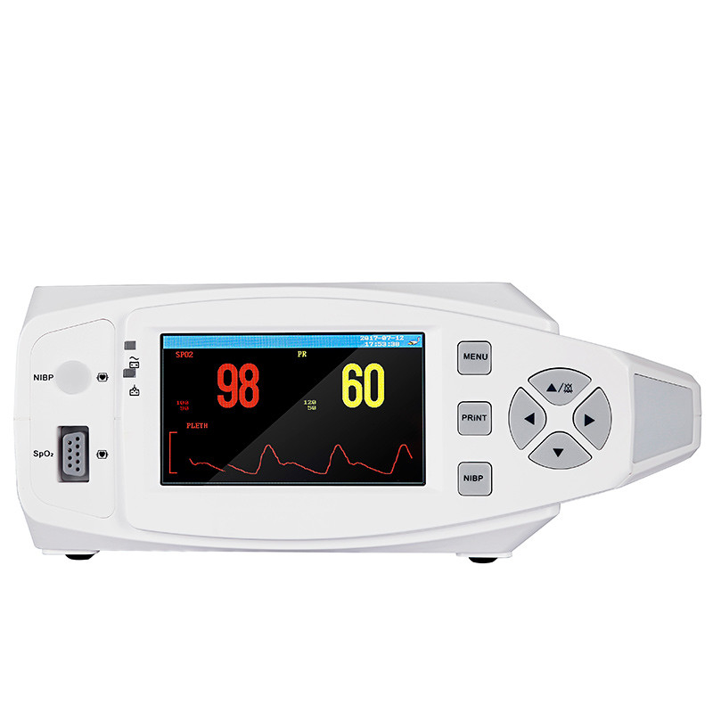 Van de de Parameter Veterinaire Monitor van TFT de Medische Multi Geduldige Monitor Draagbare SpO2 ECG